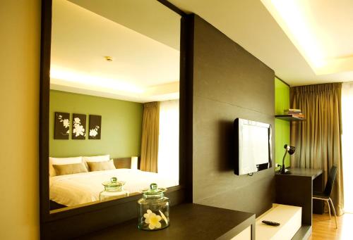 Imagen de la habitación del Hotel Olive & Residence Bangkok Sukhumvit 101. Foto 17