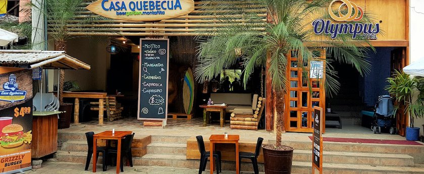 Imagen del bar/restaurante del Hotel Olympus, Montañita. Foto 2