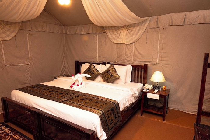 Imagen de la habitación del Hotel Om Vilas Benares, Varanasi. Foto 2