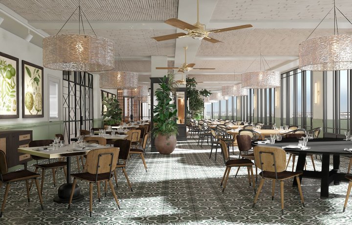 Imagen del bar/restaurante del Hotel Only You Valencia. Foto 3