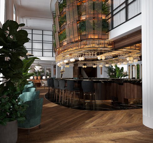 Imagen del bar/restaurante del Hotel Only You Valencia. Foto 4