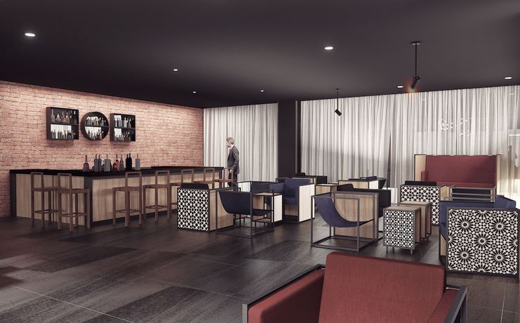 Imagen del bar/restaurante del Hotel Onomo Casablanca Sidi Maarouf. Foto 3