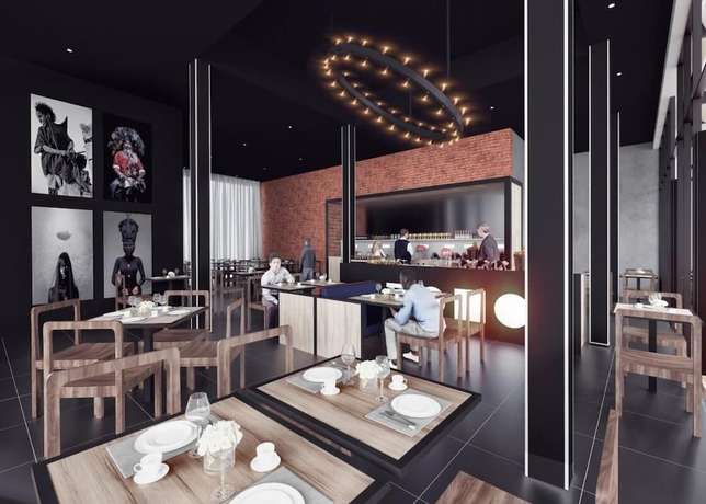 Imagen del bar/restaurante del Hotel Onomo Casablanca Sidi Maarouf. Foto 4