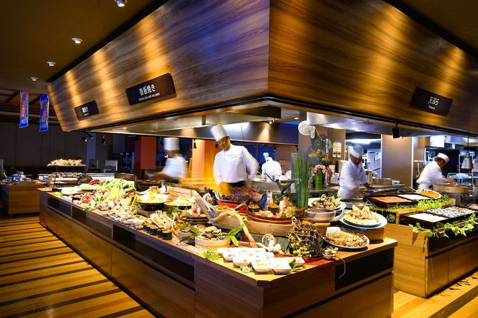 Imagen del bar/restaurante del Hotel Ooedo Onsen Monogatari Iseshima. Foto 13