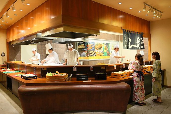 Imagen del bar/restaurante del Hotel Ooedo Onsen Monogatari Premium Ito Hotel New Okabe. Foto 6