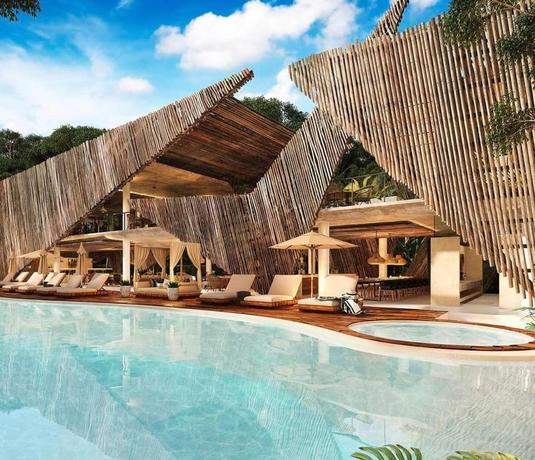 Imagen de la piscina del Hotel Ophelia Tulum. Foto 10