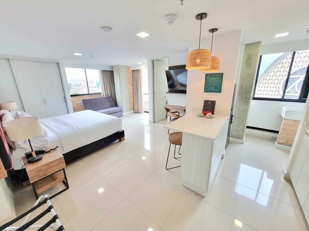 Imagen de la habitación del Hotel Origen Local Suites. Foto 16