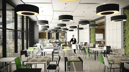 Imagen del bar/restaurante del Hotel Orlando, MLINI. Foto 3