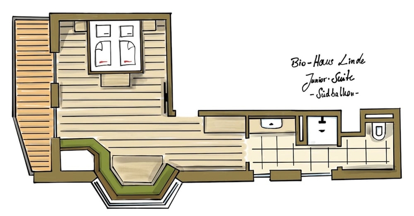 Imagen de la habitación del Hotel Ortners Resort. Foto 11