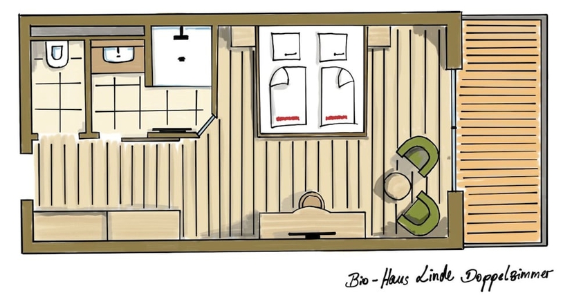 Imagen de la habitación del Hotel Ortners Resort. Foto 12