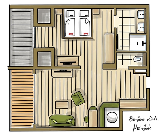 Imagen de la habitación del Hotel Ortners Resort. Foto 13