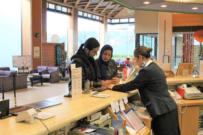 Imagen de los interiores del Hotel Oshu Akiu Onsen Rantei. Foto 18