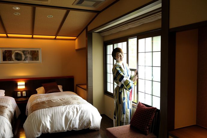Imagen de la habitación del Hotel Oyado Ikegami. Foto 4