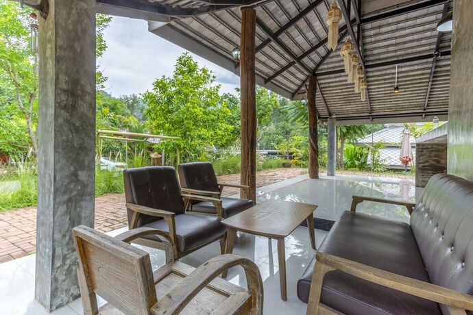 Imagen de los exteriores del Hotel Oyo 1060 Lanta Andaleaf Bungalow. Foto 15