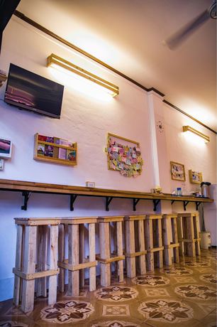Imagen del bar/restaurante del Hotel PVO Hostel. Foto 4