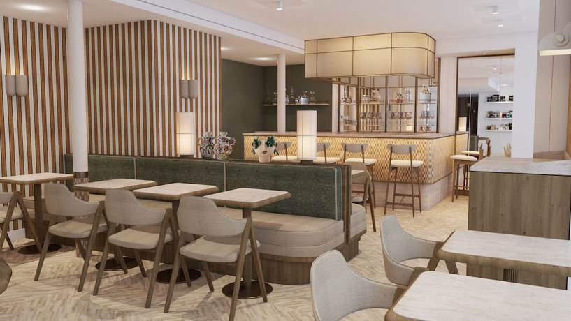 Imagen del bar/restaurante del Hotel Padam Hôtel. Foto 2