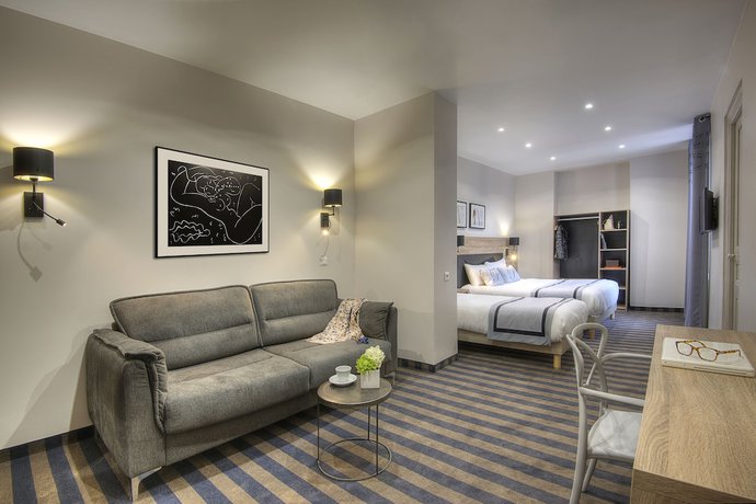 Imagen de la habitación del Hotel Paganini, Niza. Foto 4