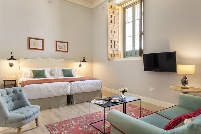 Imagen de la habitación del Hotel Palacio Bucarelli. Foto 9