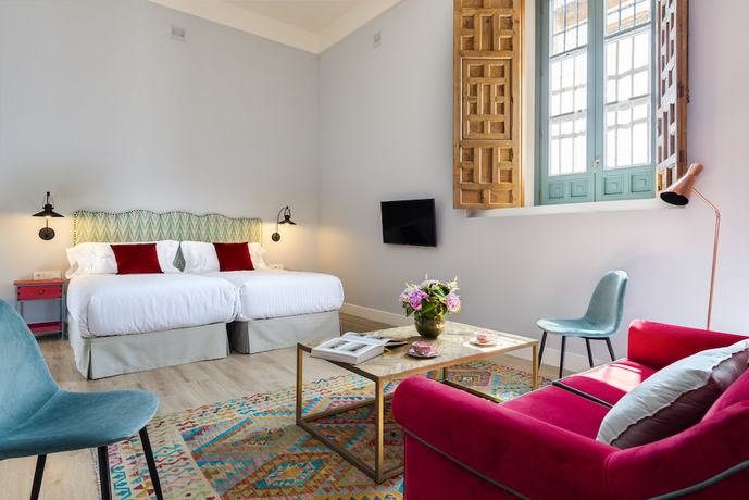 Imagen de la habitación del Hotel Palacio Bucarelli. Foto 12