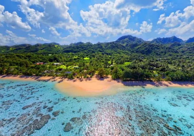 Imagen general del Hotel Palm Grove, Rarotonga. Foto 1