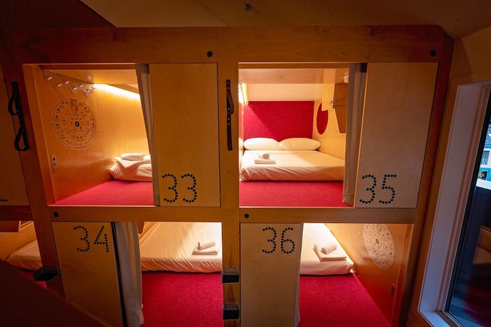 Imagen de la habitación del Hotel Pangea Pod. Foto 6