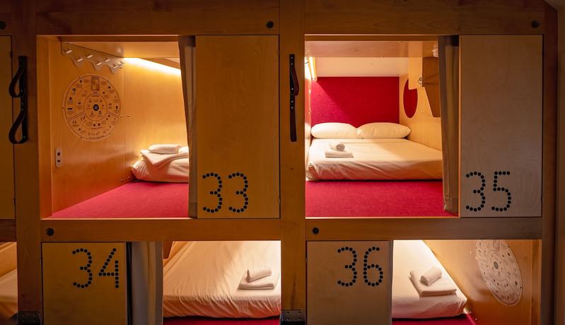 Imagen de la habitación del Hotel Pangea Pod. Foto 18