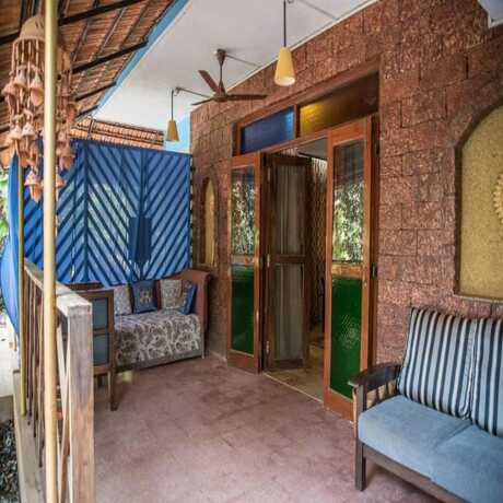 Imagen de la habitación del Hotel Papa Jolly Eco Resort - Near Morjim Beach. Foto 15
