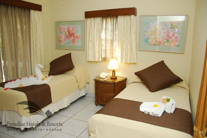 Imagen de la habitación del Hotel Paradise Beach, Isla de Roatán. Foto 14