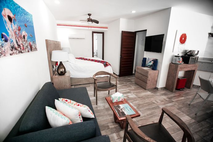 Imagen de la habitación del Hotel Paradise Suites, Isla Mujeres. Foto 7