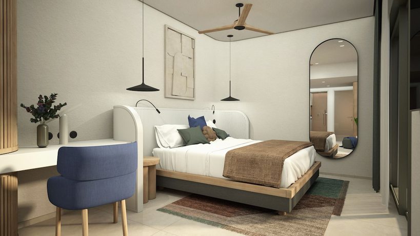 Imagen de la habitación del Hotel Paralos Kosta Alímia, Hersonissos. Foto 5