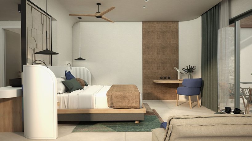 Imagen de la habitación del Hotel Paralos Kosta Alímia, Hersonissos. Foto 7