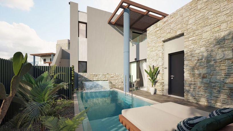 Imagen de la habitación del Hotel Paralos Kosta Alímia, Hersonissos. Foto 14