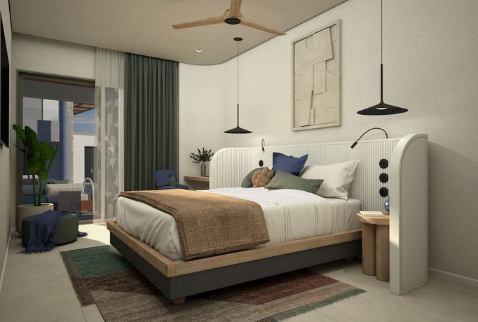 Imagen de la habitación del Hotel Paralos Kosta Alímia, Hersonissos. Foto 15