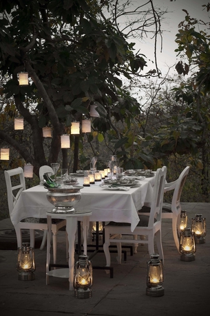 Imagen del bar/restaurante del Hotel Pashan Garh, Panna National Park. Foto 13