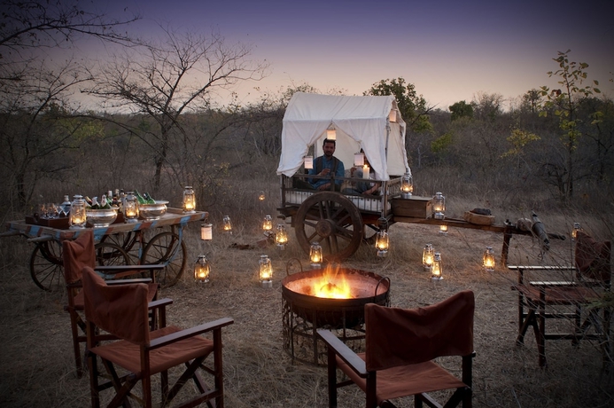 Imagen del bar/restaurante del Hotel Pashan Garh, Panna National Park. Foto 14