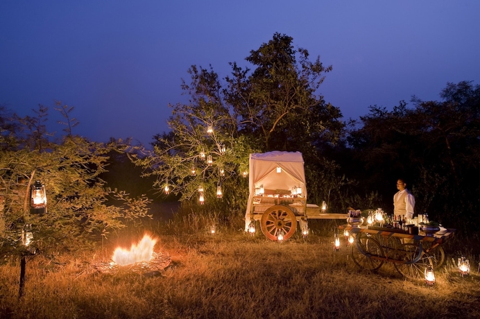 Imagen del bar/restaurante del Hotel Pashan Garh, Panna National Park. Foto 15