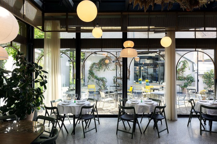 Imagen del bar/restaurante del Hotel Pavilion and Social Club. Foto 5