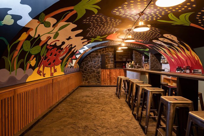 Imagen del bar/restaurante del Hotel Peanut Mountain Lodge. Foto 2