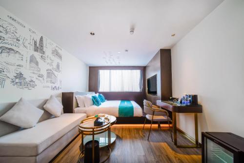 Imagen de la habitación del Hotel Pengke Boutique - Sungang Sunway Station. Foto 20