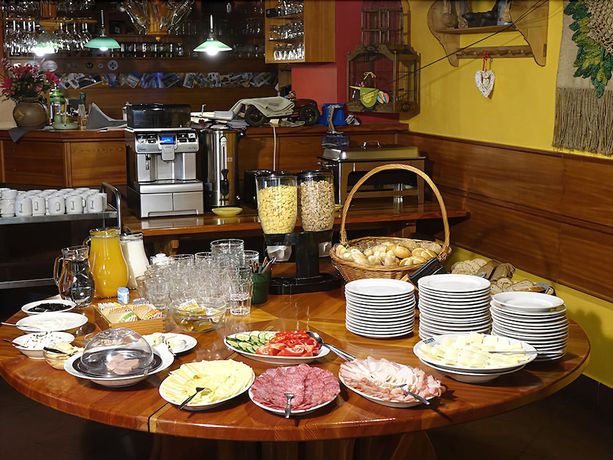 Imagen del bar/restaurante del Hotel Pensionandrestaurace Zelen&yacute; Ml&yacute;n. Foto 6