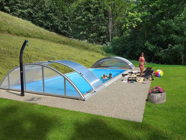 Imagen de la piscina del Hotel Pensionandrestaurace Zelen&yacute; Ml&yacute;n. Foto 16