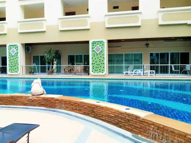Imagen de la piscina del Hotel Penthouse Studio Apartment The Residence Jomtien. Foto 13