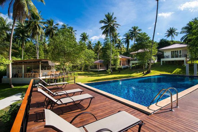 Imagen de la piscina del Hotel Phangan Akuna. Foto 19
