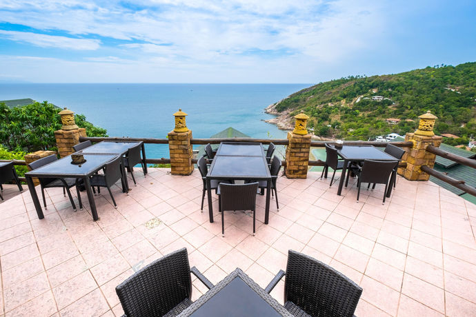 Imagen del bar/restaurante del Hotel Phangan Utopia Resort. Foto 2