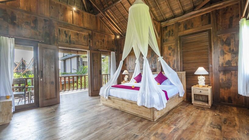 Imagen de la habitación del Hotel Picturesque Private Joglo Villa Near Monkey Forest. Foto 15