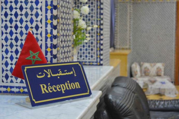 Imagen de los interiores del Hotel Plaisance, Meknes . Foto 20