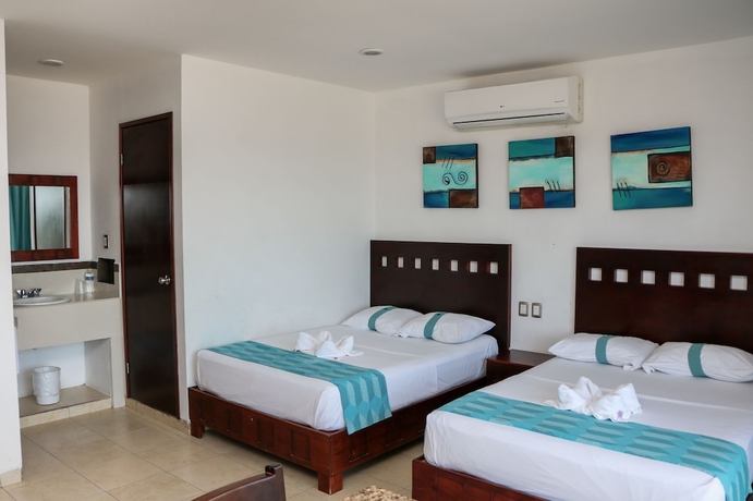 Imagen de la habitación del Hotel Playa Linda, Progreso. Foto 6