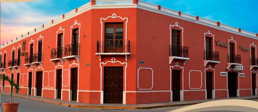 Imagen general del Hotel Plaza, Ticul. Foto 1