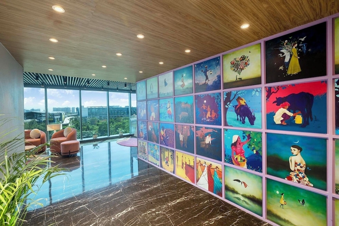 Imagen de los interiores del Hotel Plumes- India Expo Mart. Foto 12