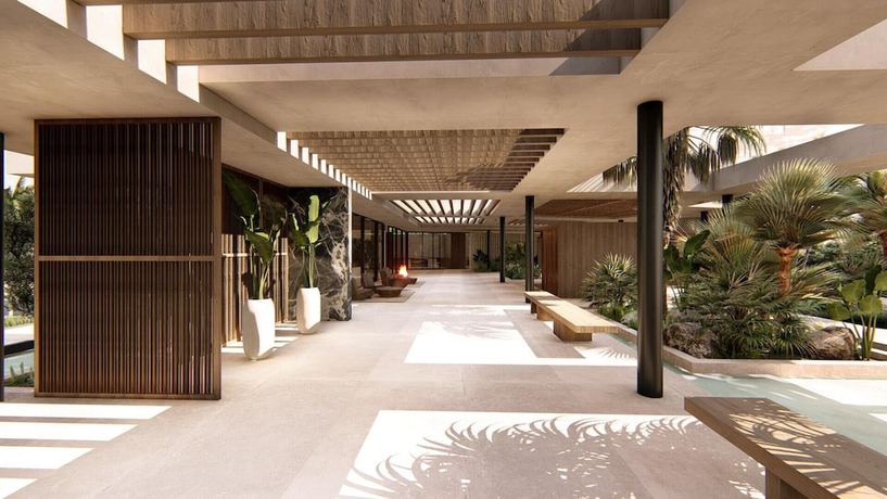 Imagen de los interiores del Hotel Pnoe Breathing Life. Foto 8